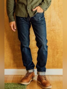 Hiroshi Kato The Pen Slim 10.5OZ Selvedge Denim Blue Jeans